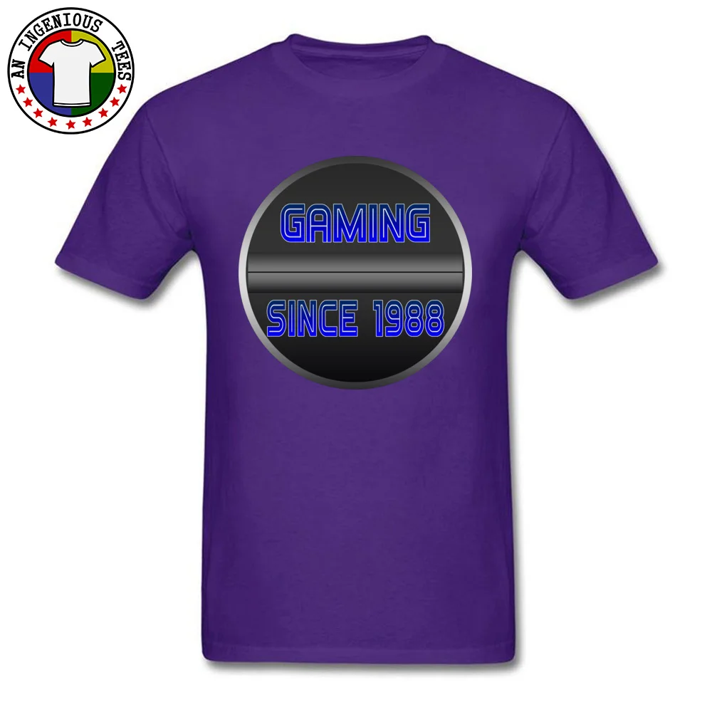 100% Cotton Male Short Sleeve Retro Gamer T-Shirt Summer Tops Shirt Discount Summer O Neck T Shirts Top Quality Retro Gamer purple