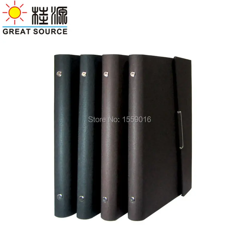 leather ring notepad