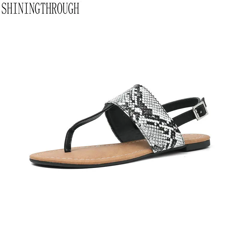 

2019 NEW fashion Women Sandals rhinestone Comfort inside summer 36-43 Women flip flops shoes flat Beach Sandals
