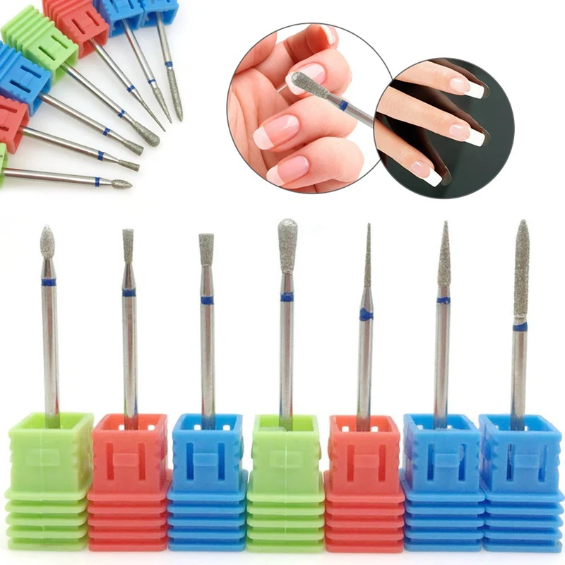 

1pcs Diamond Rotate Nail Drill Bits Cuticle Cutter for Manicure Nail Files Electric Milling Burr Grinder Machine Tools