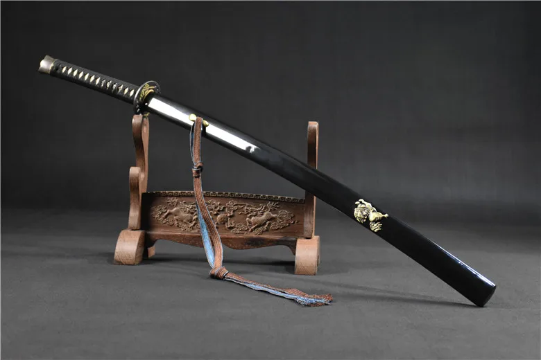 Sale Top Quality Japanese Sword Samurai Katana Sharp Clay Tempered T10 Steel Blade Full Tang 1