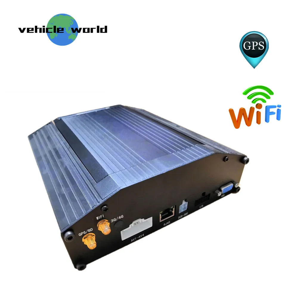 H.264 4Ch AHD 720P прицеп грузовик такси автомобиль школьный автобус HDD WIFI GPS Мобильный