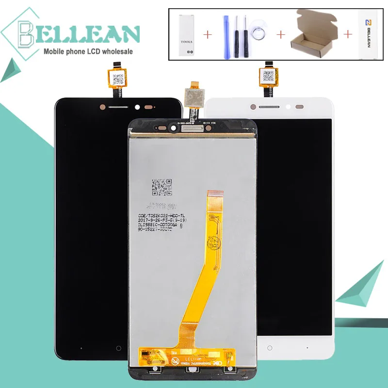 

1pcs 5.2inch Catteny For BQ 5204 Strike Selfie BQ 5204 BQ5204 Lcd Display With Touch Screen Digitizer Assembly Free Shipping