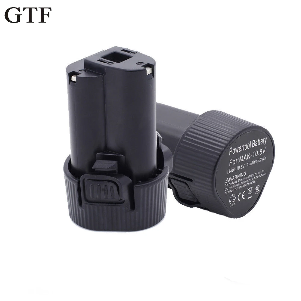 

GTF 2PCS 10.8V 1500Mah Tool Battery For Makita BL1013 194550-6 194551-4 1.5Ah Lithium Ion Replacement Cell Akku 1500mAh Batteria