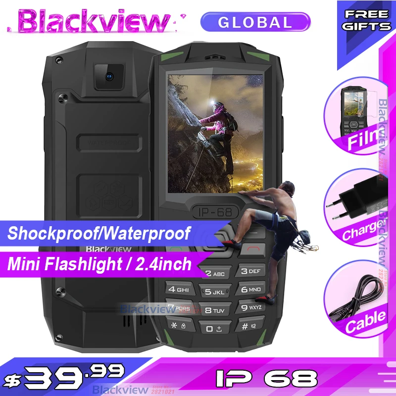 Blackview BV1000 IP68 смартфон водонепроницаемый ударопрочный прочный мобильный телефон