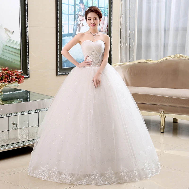Это YiiYa свадебное платье для невесты с кружевом и вышивкой Пышное Бальное Платье принцессы без бретелек без рукавов на шнуровке торжественные платья HS131