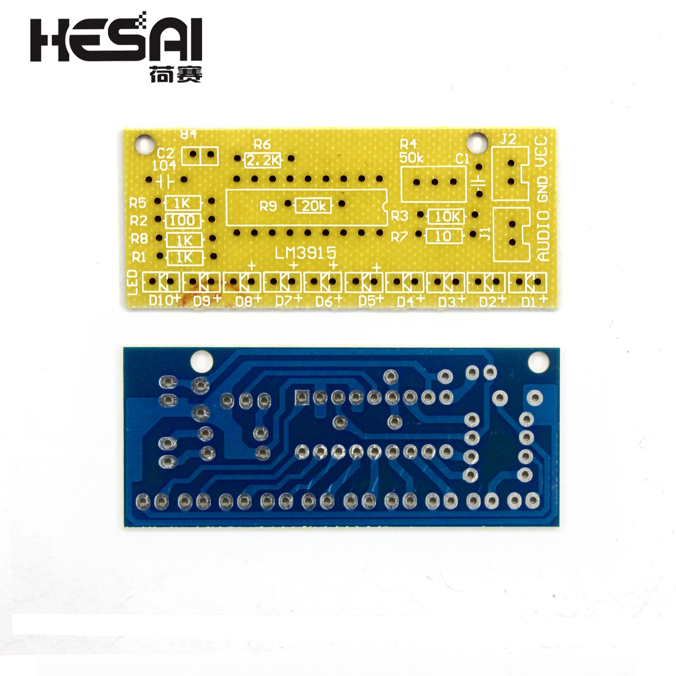 LM3915 10 светодиодный звуковой анализатор спектра, индикатор уровня, набор, сделай сам, Электронная пайка, практический набор