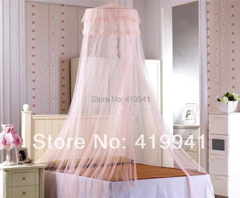 Free Shipping Lace Princess Nets Hanging Ceiling Dome Korean