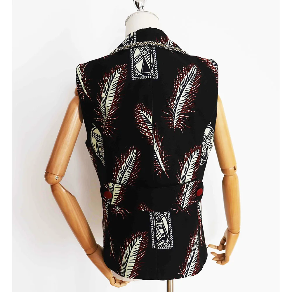 2019 african coats for women AFRIPRIDE bazin riche ankara print pure cotton private custom wax batik lining binding S1824013
