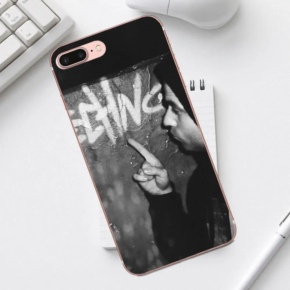 Qdowpz Love Techno Мягкий ТПУ узор розовый для Galaxy Alpha Core Prime Note 4 5 8 S3 S4 S5 S6 S7 S8 S9 mini edge