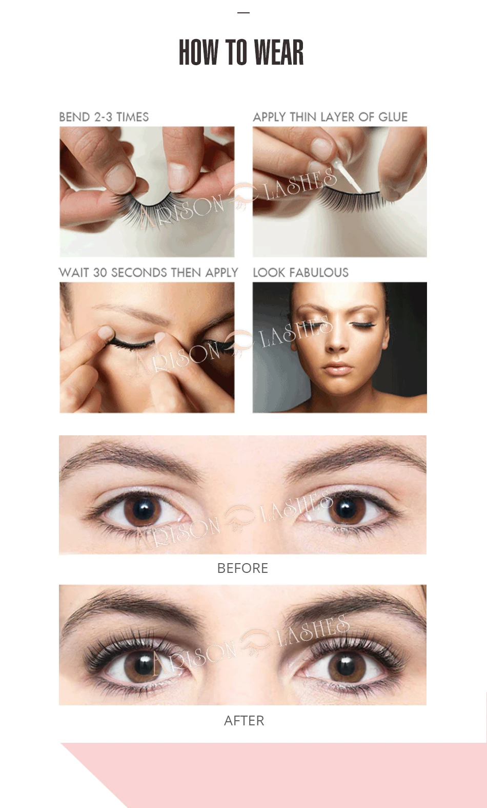 Arison lashes 3D норковые ресницы, накладные норковые ресницы ручной работы в полную полоску, 10 видов стилей ресницы, новая посылка, cilios naturais