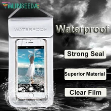 6.5Inch High Quality Swimming Bag Durable TPU Universal Waterproof Mobile Phone Cover Case Strong Seal Cellphones Neck Pouch 32
