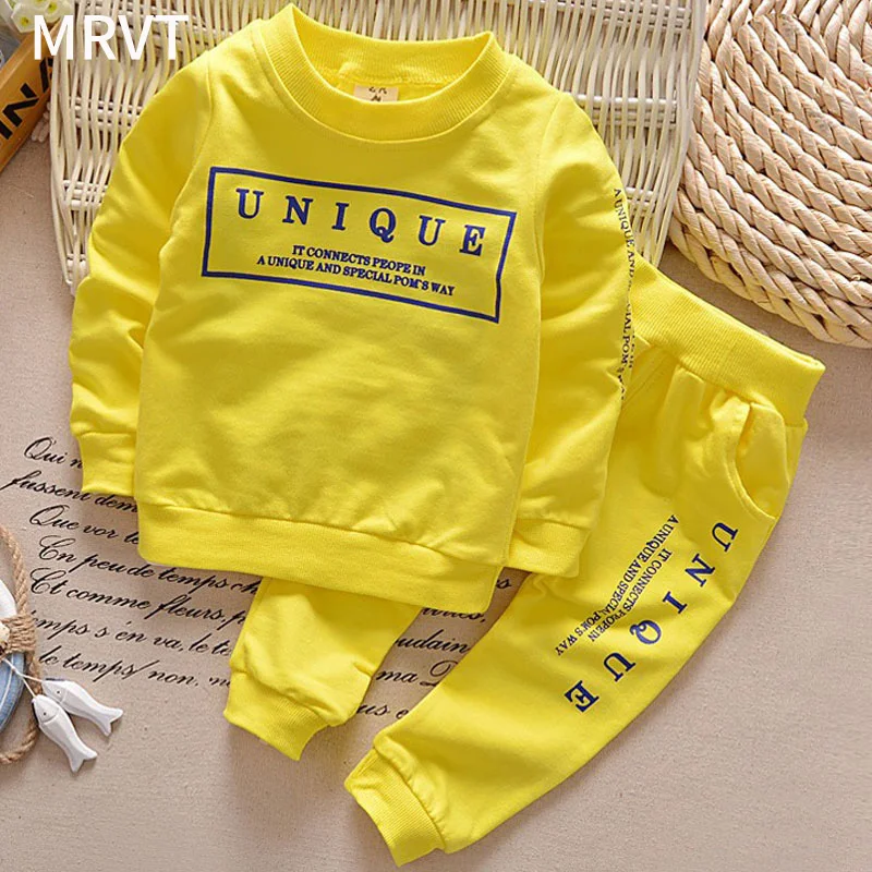 1-6Y new arrival Boy clothing set kids sports suit children tracksuit girls Tshirt pant baby sweatshirt character casual clothes