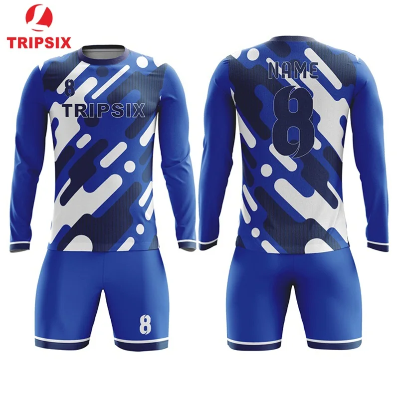 

Custom Team Jerseys Soccer Design Football Kits Online Long Sleeve Soccer Shirt Maglia Calcio Voetbal Shirts Fussball Trikot