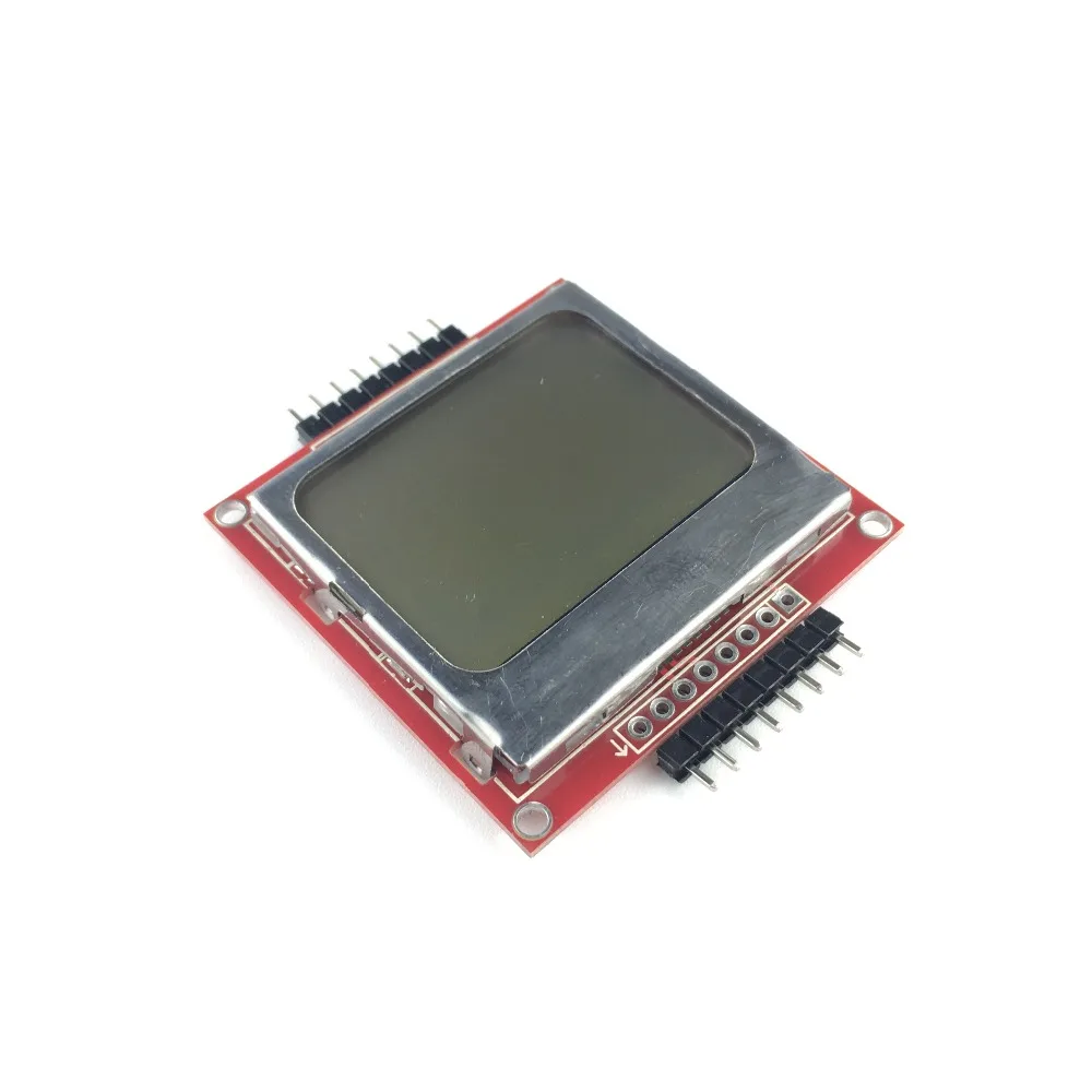 Плата для модуля жк дисплея с белой подсветкой 84*48 84x84 Nokia 5110 arduino комплект сделай