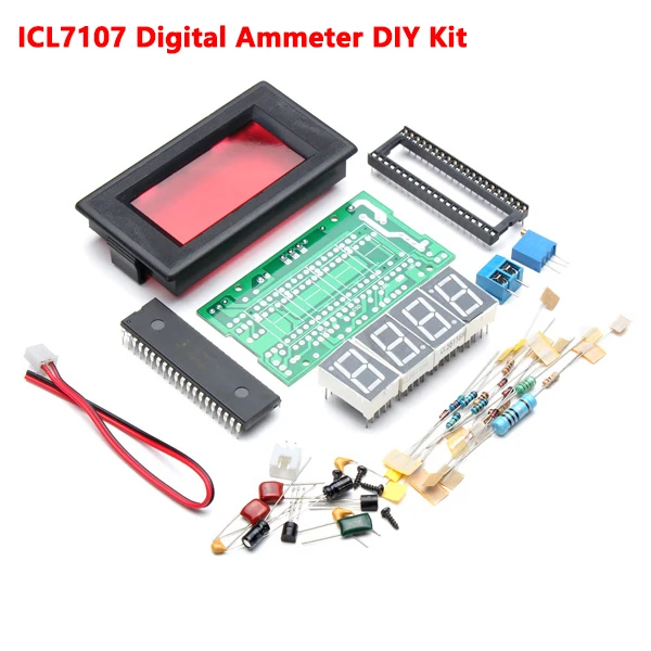 

Hot Sell ICL7107 Digital Ammeter DIY Kit Electronic Learning Kit header