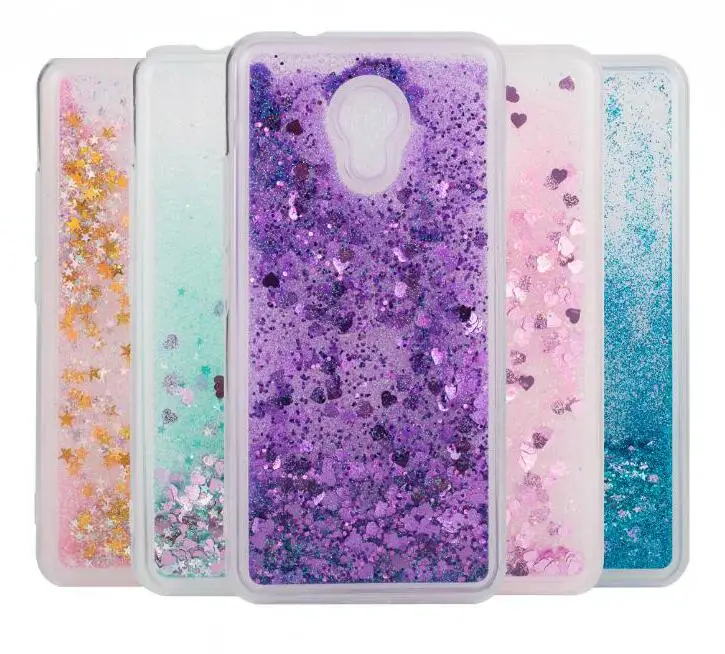 

AIPUWEI Glitter Bling Dynamic Quicksand Liquid Silicone soft Back Cover case for Meizu M3s M6 M5 M3 Note / M5s /M5 Note MX6 S6