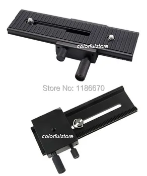 

2-way LP01 Metal Focusing Rail Slider Tripod Ball Head Macro Trimming Long Head Quick Release Plate Rack Frame for Nikon Canon