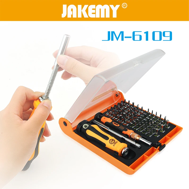 

JAKEMY 72 in 1 Multifunctional Professional Screwdriver Bits Set Mini Precision Screwdriver Set Home Repair Tool For Cell Phone