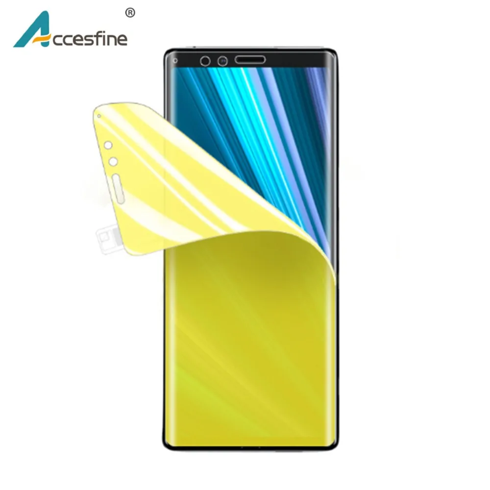 

Hydrogel Front Film for Sony Xperia XZ4 XZ3 XZ2 L3 Screen Protector for Sony XA2 XA3 Xperia Ultra Full Cover TPU Nano Film