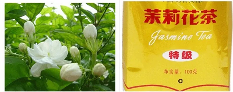  100g Monkey King Jasmine tea, flower tea, Hunan scented tea, Chinese grestest Famous brand tea lose Weight healthy green food 