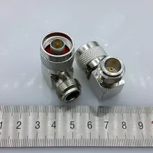 10 шт./лот правый угол N Тип штекер N тип разъем N тип правый угол градусов RF коаксиальный разъем с адаптером усилитель сигнала
