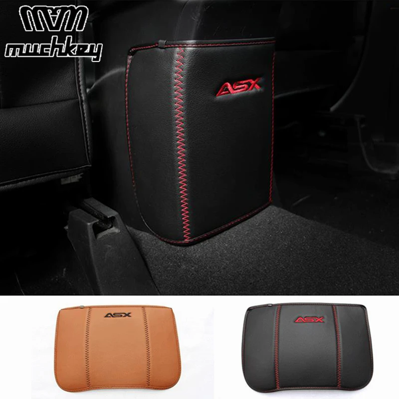 

For Mitsubishi ASX Outlander 2013 To 2016 Car Armrests Kick Pad Rear Seat Protection Interior Decoration Car Styling Accessories