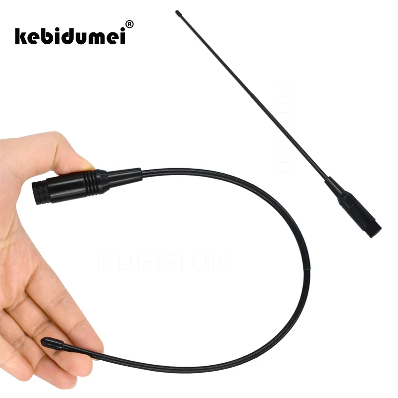 

kebidumei NA-771 SMA-M Antenna Soft Dual Band 144/430MHz Aerial for Baofeng UV-3R TH-UVF9 TH-UV3R KG-UV6D VX-3R VX-5R VX-6R 7R