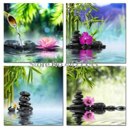 

Diamond Embroidery Orchid stone bamboo Home Decor Diy Diamond Painting Cross Stitch 5D Full Rhinestone Mosaic Crafts