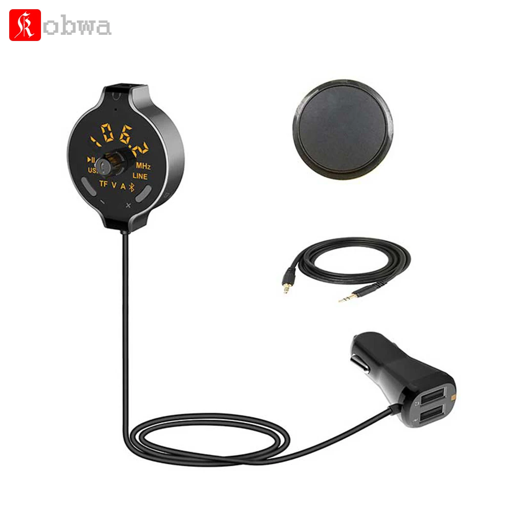 Kobwa Q8S автомобиль Wirless Bluetooth MP3 плеер Динамик приемник комплект с двойной Порты и