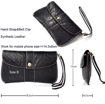 

Hand Strap Belt Clip Mobile Phone Leather Case Bags For Xiaomi Redmi Note 5A/Note 5,Mi Note 3,Mi Mix 2,mi 6 Plus,Redmi 4X/4 Prim