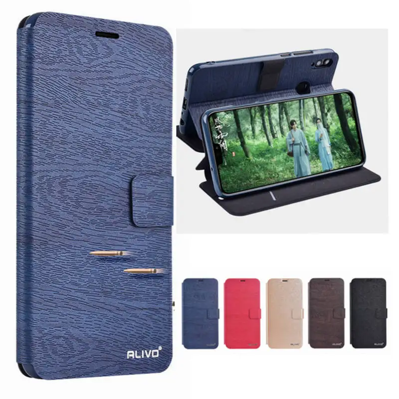 Case For Huawei Y7 Pro 2018 Flip Cover Tree Patterned PU Leather Stand Cases For Huawei Y7 2018 Phone Case Coque 6.26 inch