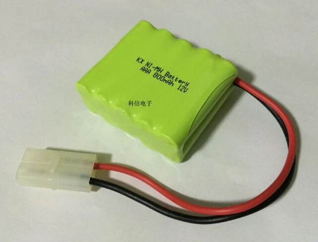 

MasterFire 8PACK/LOT New Ni-MH 12V AAA 800mAh Ni-MH Battery Rechargeable Batteries Pack With Plugs For Model plane, toy car