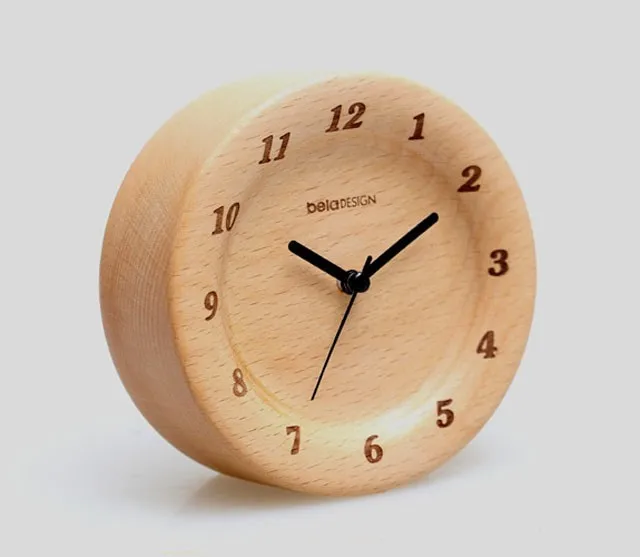 Nice Beech Alarm Clock 2
