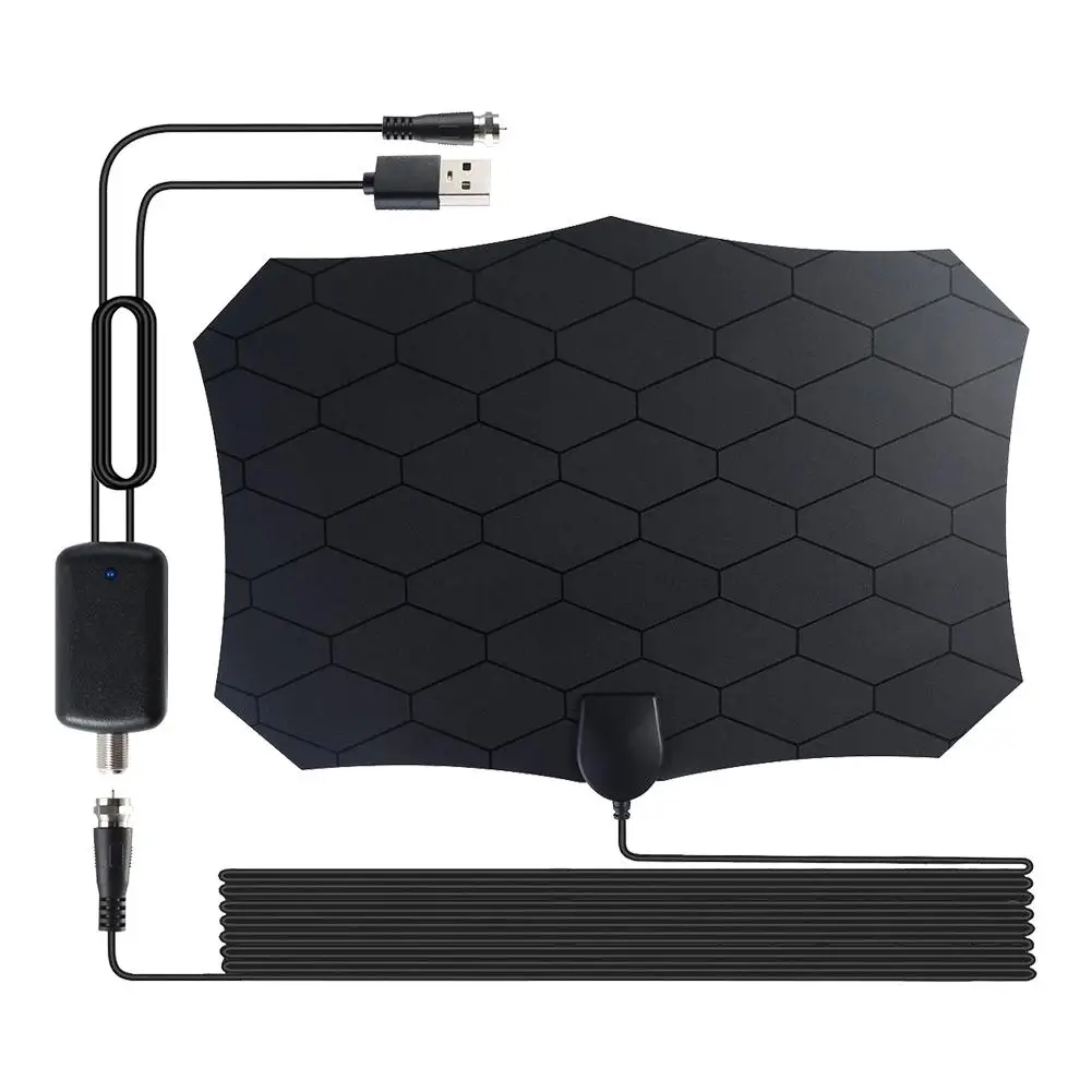 240 Miles 1080P Digital HDTV Indoor TV Antenna With Amplifier Signal Booster Radius Surf HD Mini Antennas Aerial