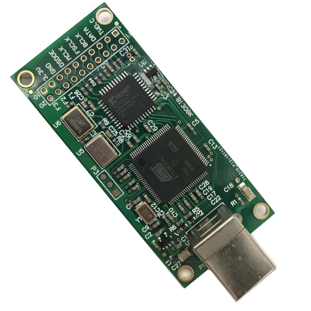 HIFI комбо 384 USB к I2S цифровой интерфейс обратитесь Amanero IIS поддержка DSD512 32 бит выход