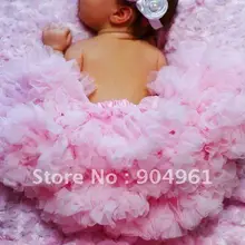 Для маленьких девочек юбка-пачка на день рождения юбка розовый мягкий Пышная