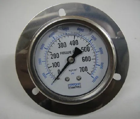 

Oil Pressure Gauge,Liquid Filled Pressure Gauge YN-60ZT,1/4PT 60MM,0-700KG
