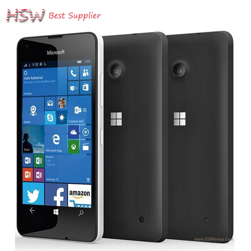 Free shipping Original Microsoft Lumia 550 8MP Camera Quad core 8GB ROM 1GB RAM mobile phone