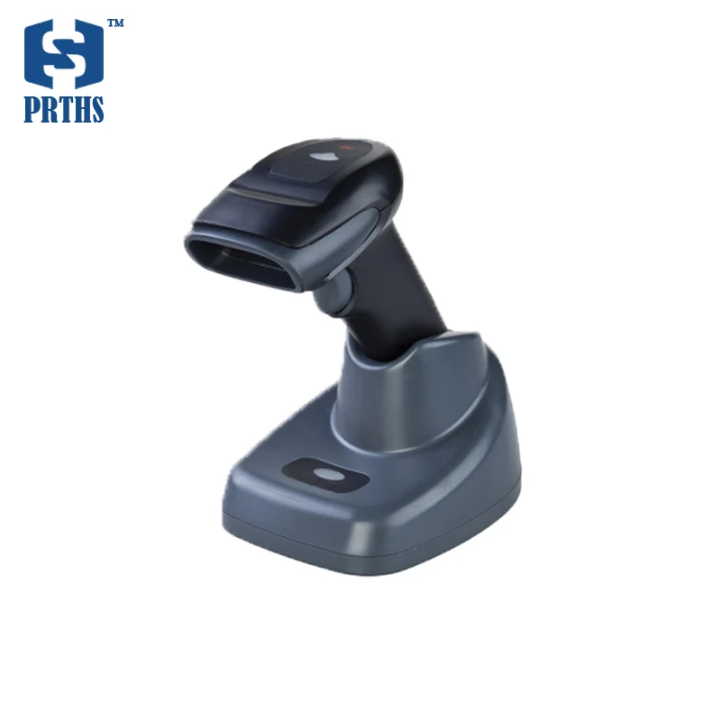 

Quality wireless 2D barcode reader IP57 laser scanner gun support PDF417 QR code reading from screen with stand needn't driver