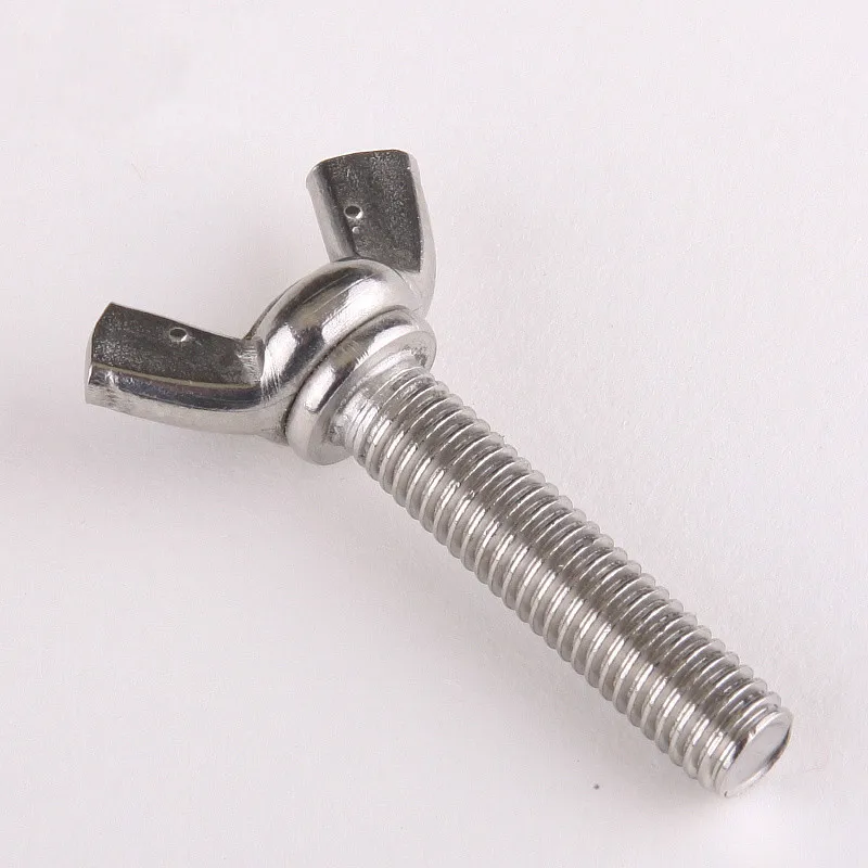 3PCS Butterfly Bolt Wing Bolt Set Wing Nuts 304 Stainless Steel M5*8/10