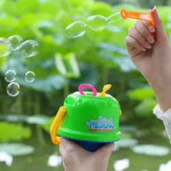 Выдувание игрушки Bubble анти-спринклер портативный пузырь ведро дети пузырь палочка игрушка Дети Крытый пузырь воздуходувка