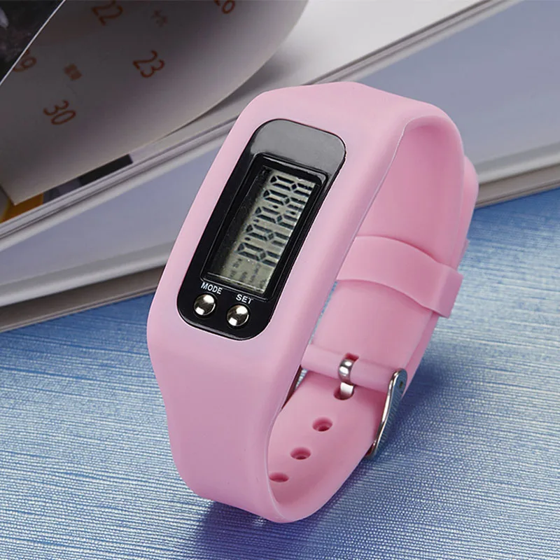 

Digital LCD Pedometer Run Step Walking Distance Calorie Counter Sport Watch Bracelet YA88