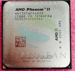 AMD Phenom X6 1035 т X6-1035T 2,6 ГГц шестиядерный Процессор процессор HDT35TWFK6DGR 95 Вт разъем AM3 938pin