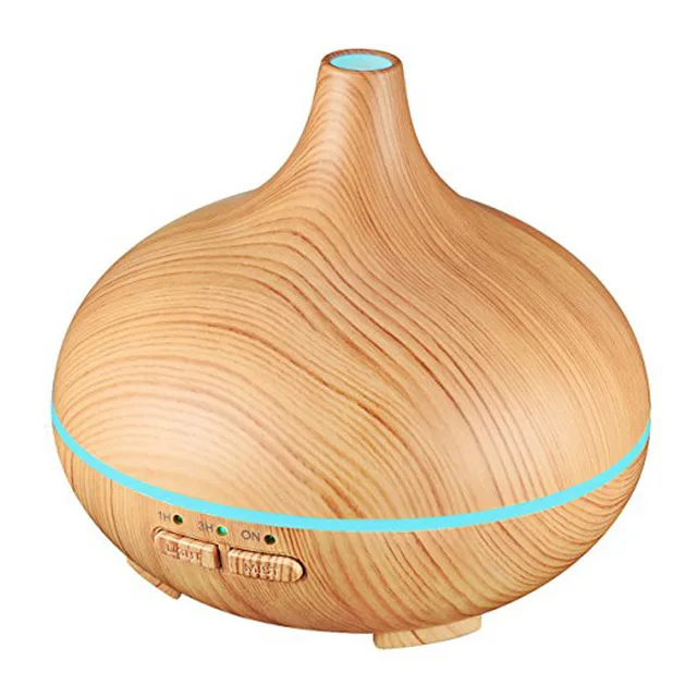 

NEW 150ml Air Humidifier Aroma Essential Oil Diffuser Wood Grain Ultrasonic Cool Mist for Office Home Bedroom