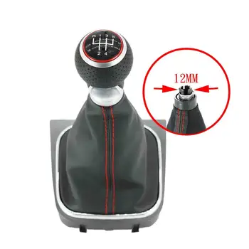 

For VW Jetta 6 A6 MK6 GLI 2011 2012 2013 2014 New 5 Speed Car Gear Stick Level Shift Knob With Leather Boot