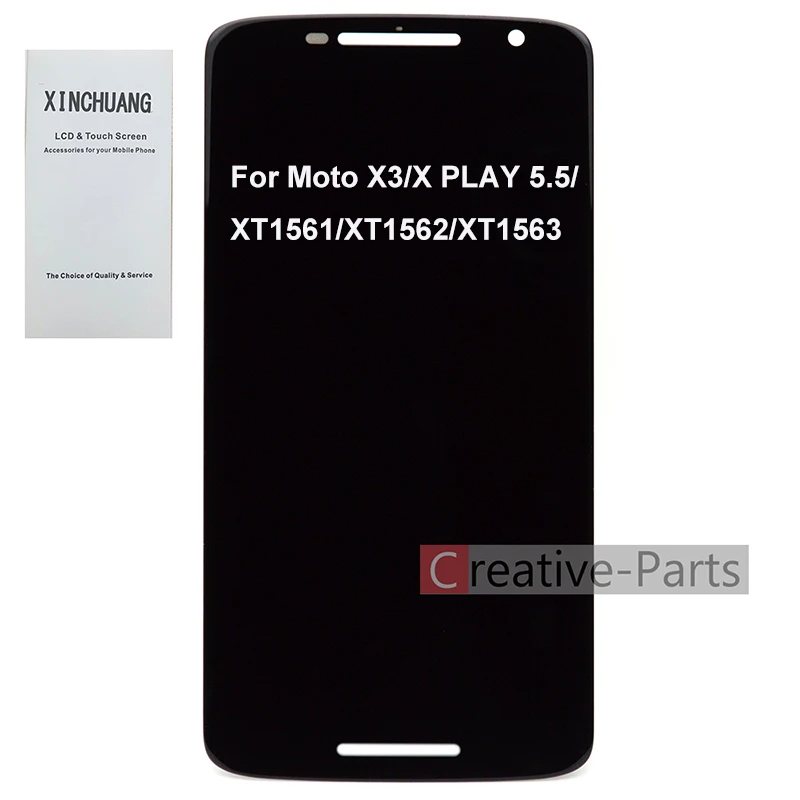 

Original LCD For Motorola X Play Black Color XT1561 1562 1563 With Touch Glass Digitizer Assembly Display Screen Replacement