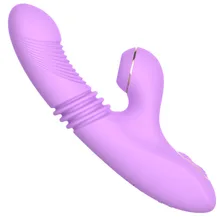 Telescopic Sucking Vibrator Sex Toys For Woman Heating Magic Wand Massager Silicone Vibrators For Women Clitoris Stimulator