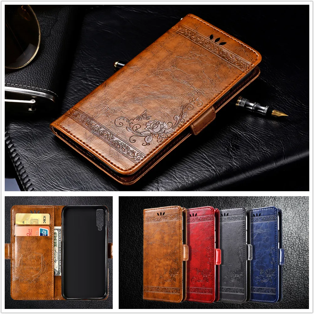 

Top Leather Case For Samsung Galaxy A7 2018 / A 7 2018 A72018 / SM A750F 6.0 inch Cellphone Wallet Flip Cover Case Housing
