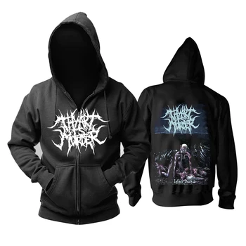 

Bloodhoof Thy Art Is Murder Death metal Deathcore Zipper Hoodie Asian Size